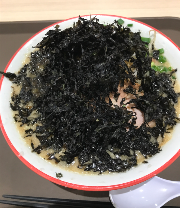 麻婆たまる屋岩のりラーメン